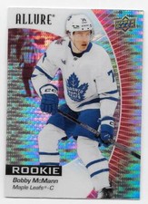 23/24 UPPER DECK ALLURE RED RAINBOW PARALLEL Hockey (#1-150) U-Pick From List