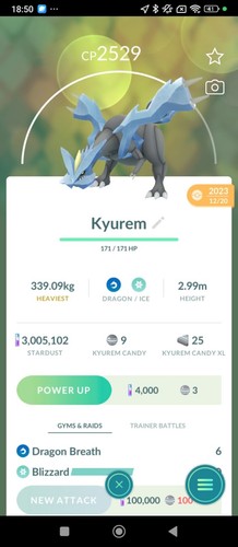2 Regidrago Légendaire Sur Pokémon Go - Non Shiny, Enregistré Uniquement