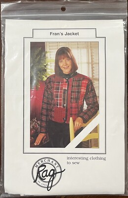 FRAN'S JACKET, LARGE FOLD-OUT PATTERN & 8 pages of instructions, Sizes 6 thru 22