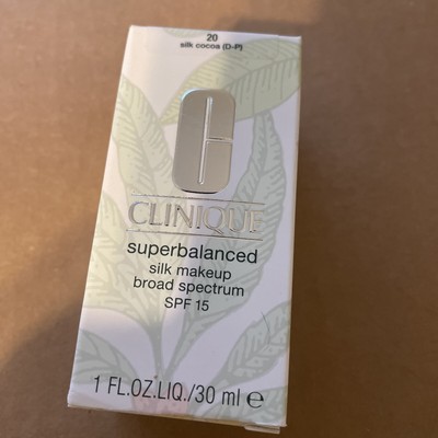 Clinique Superbalanced Silk Makeup Spf15 Silk Cocoa 20 (D-P) 1oz  New In Box