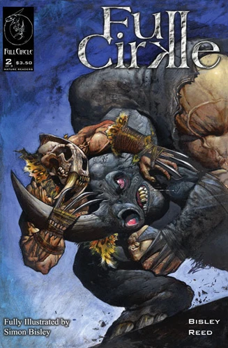 FULL CIRKLE #2a (1st Print) Simon Bisley Painted Art (Slaine, Lobo, Hellblazer)