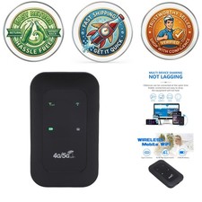 4G/5G WiFi Hotspot - Portable Router with 3200mAh Battery, Plug and Play Design
