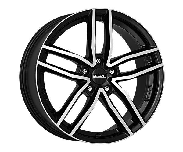 1X Dezent Dezent TR Dark Black/Polished Front 6.5Jx16 5X100 ET47-image