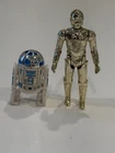 Vintage Star Wars Kenner R2-D2 And C3PO Action Figure Hong Kong COO LFL 1977