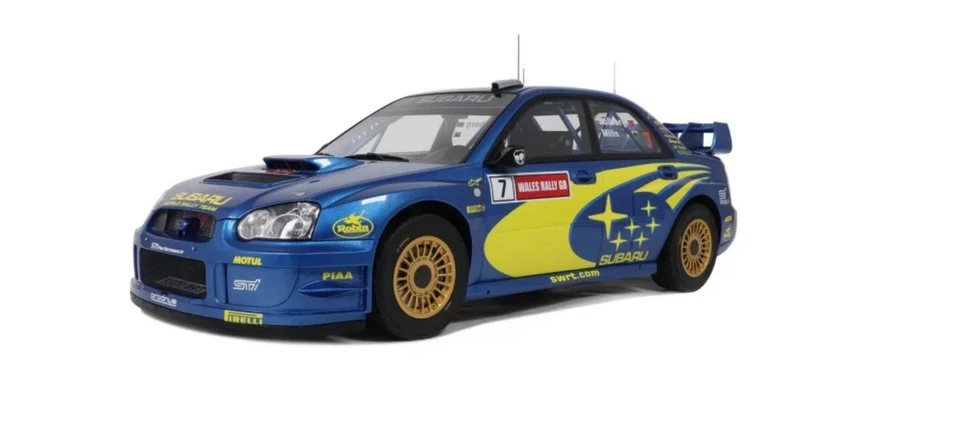 1/12 Subaru Impreza S9 - Rally of Wales - Solberg - 2003 - 1/12- Otto - G092 - Image 2 of 4