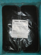 NEW AlvaBaby 12 Cloth Diaper Inserts 5-Layers Reusable OSFM Fits 6 lbs - 33 lbs