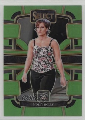 2024 Panini Select WWE Concourse Neon Green Prizm 51/75 Molly Holly #63 g1s