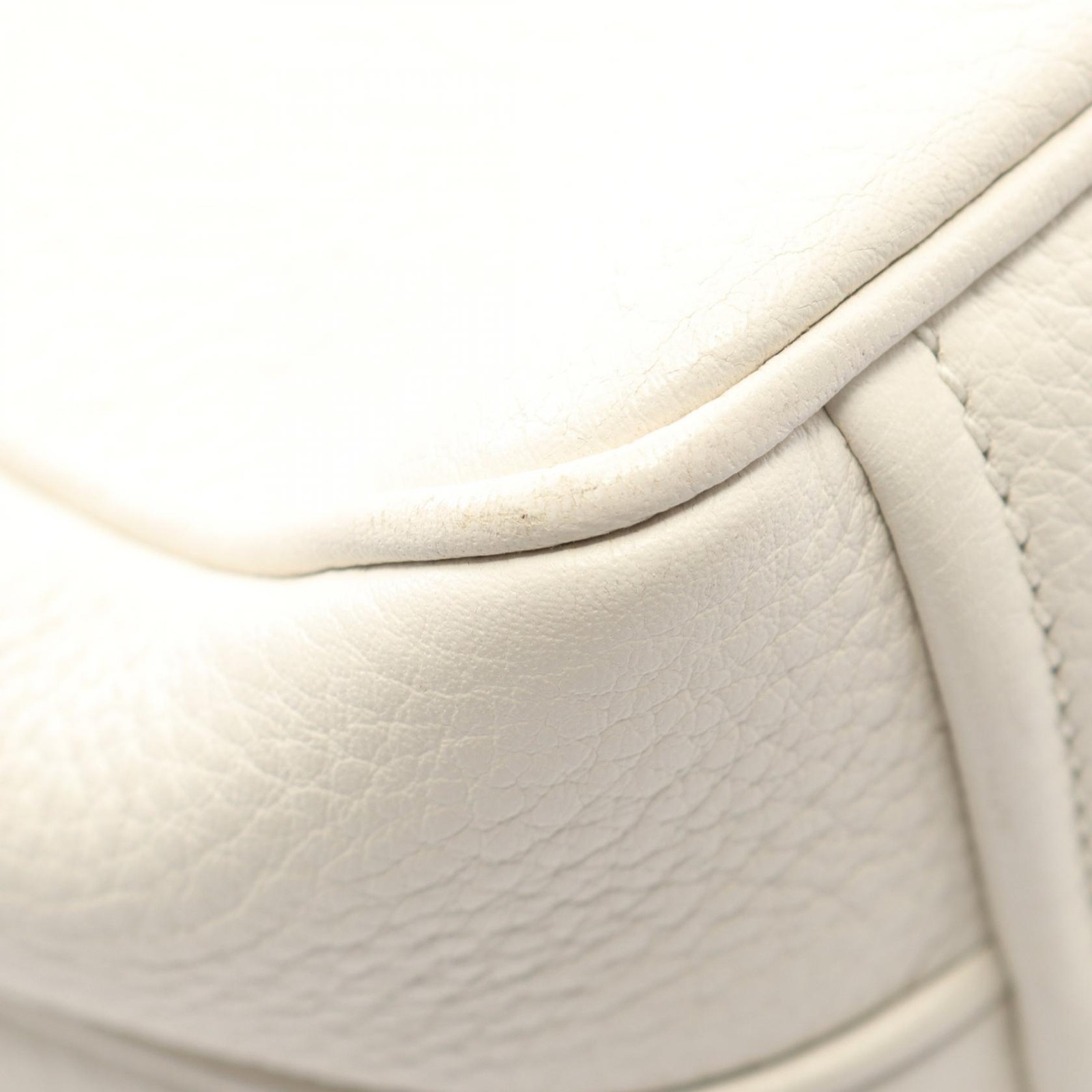 PRADA VIT DAINO Shoulder Crossbody Bag 1BH082 leather White Used Women thumbnail 6