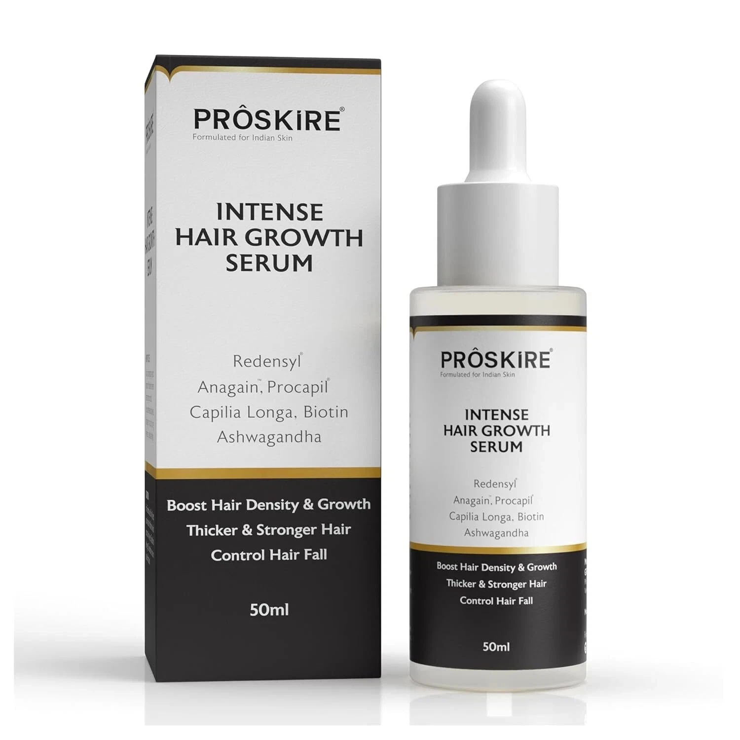 Proskire Intense Hair Growth Serum With Redensyl, 30ML