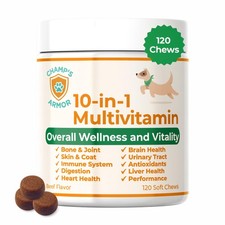10-in-1 Multivitamin Soft Chews for Dogs Hip Joint, Skin, Digestion,