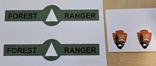 TONKA Custom Forest RANGER VEHICLE Peel And Stick Decals.