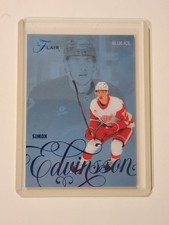 Simon Edvinsson 2025-26 Flair #46 Forecheck Blue Ice /49