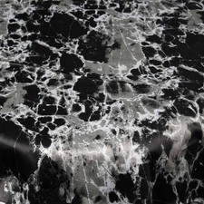 Black GRANITE - Digital Print Satin - Custom Tablecloths, Machine Washable