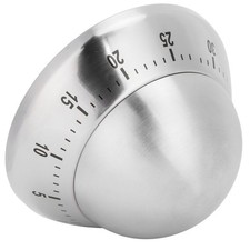 T- Kitchen Cooking Timer Stainless Steel Mechanical Timer Reminder Time