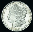 1887-S Morgan Silver Dollar $1 BU ~ 25425
