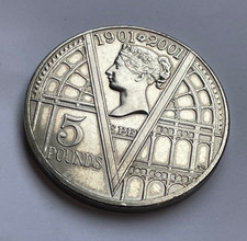 GREAT BRITAIN 2001 QUEEN VICTORIA ANNIVESARY £5 FIVE POUNDS COIN