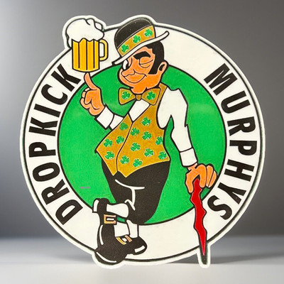 Dropkick Murphys Sticker Boston Celtics Vinyl Rare Decal Punk Rock 3 