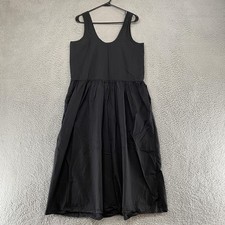 Everlane Tank Maxi Dress Womens M Black 100% Cotton Scoop Neck Minimalist