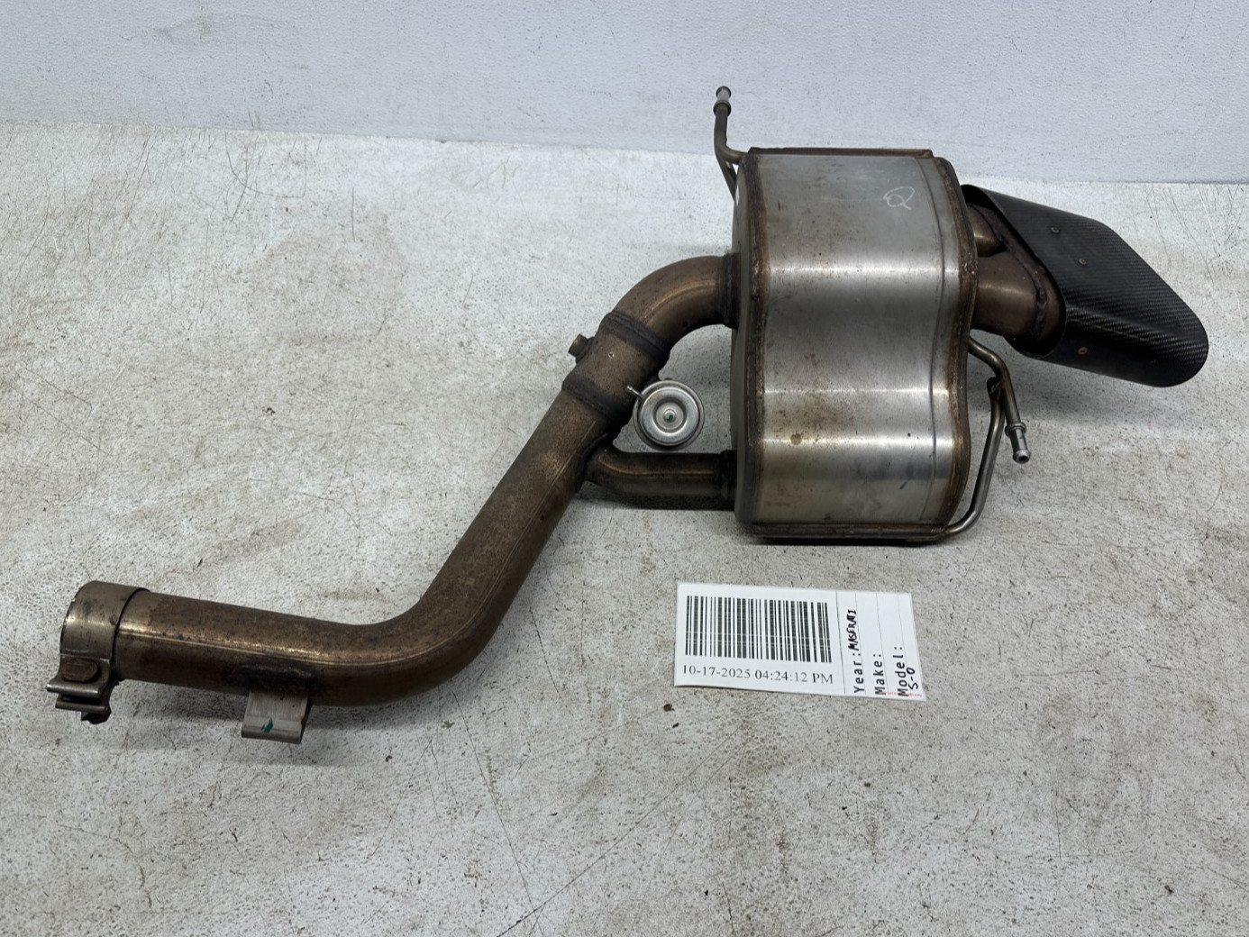 2013-2019 MASERATI GRANTURISMO M145 REAR RIGHT SIDE EXHAUST MUFFLER SILENCER OEM