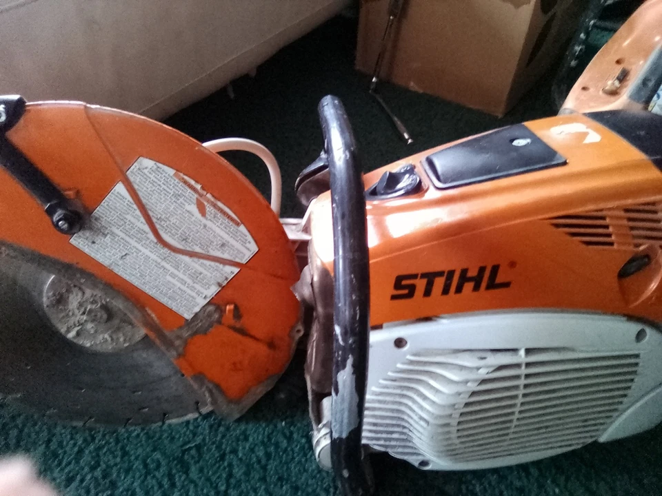 SIERRA DE CORTE DE HORMIGÓN STIHL TS700 A GAS 14" ¡CON HOJA DE DIAMANTE DE 14"!!! Foto 4 de 4