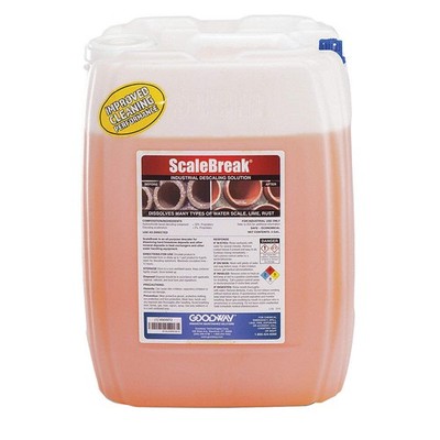 GOODWAY SCALEBREAK-5 Scale Remover,Orange,5 gal,Bottle 490W72
