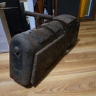 Antique Vintage Louis Marx Pressed Steel Toy Ride On Train Locomotive