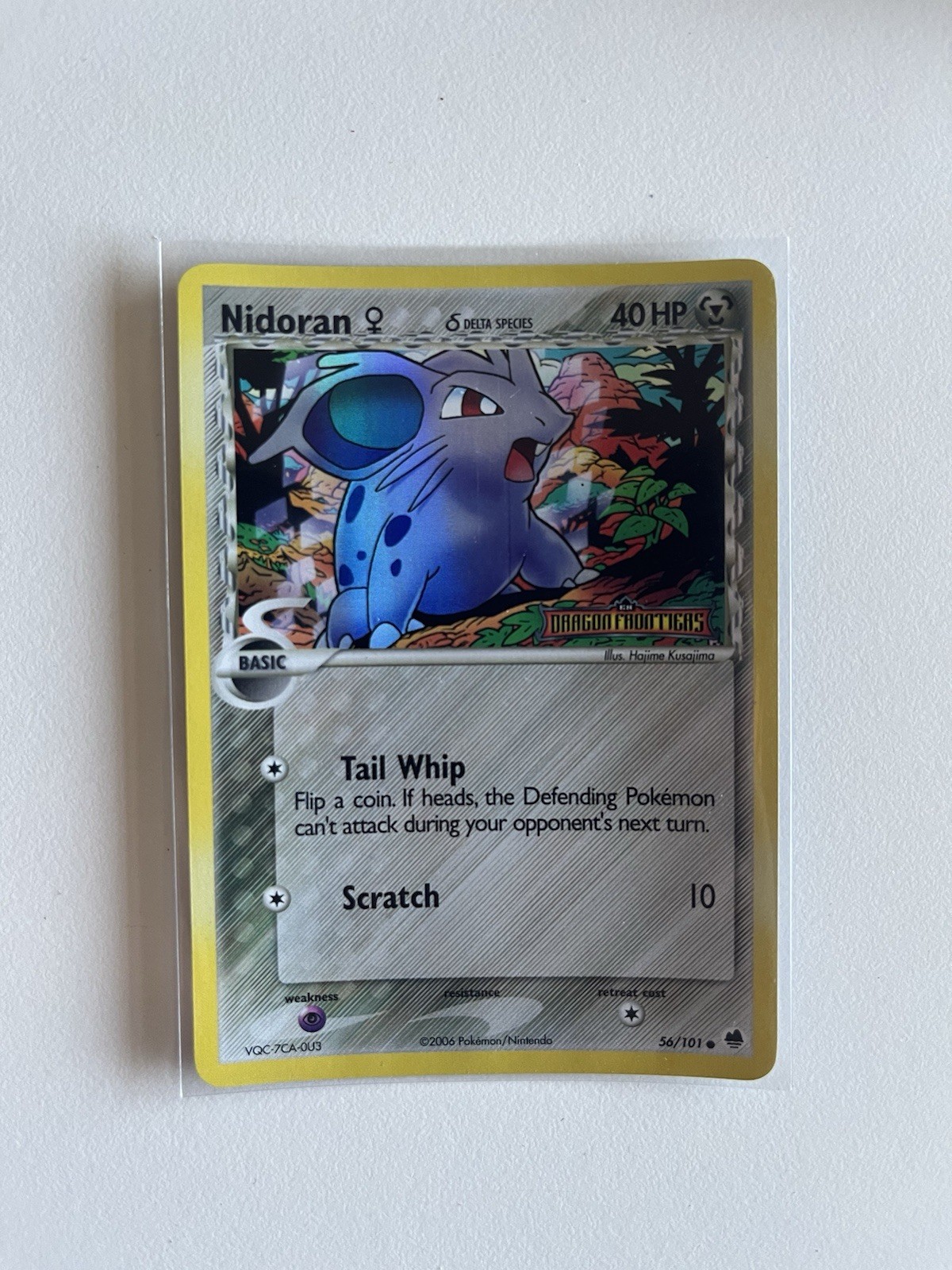 Nidoran F (Delta Species) 56/101 Dragon Frontiers Reverse Holo