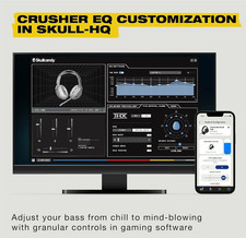 Skullcandy Crusher PLYR 720 Wireless Gaming Headset W/ THX Audio S6PCW-T963 New 5