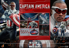 Hot Toys TMS040 The Falcon and The Winter Soldier 1/6 Scale Captain America Toy