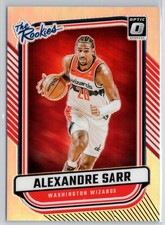 2024-25 Donrfuss Optic The Rookies Silver Holo Prizm #2 Alexandre Sarr RC