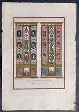 stampa antica carlo lasinio logge vaticano raffaello 1802 acquaforte grottesche