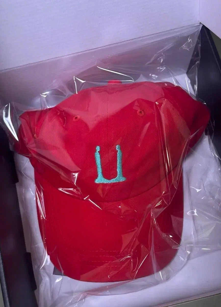 G-DRAGON Ubermensch Official MD Ball Cap_RED Color_(100% Authentic