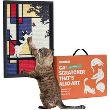 Decorative Wall Art Cat Scratcher for Vertical Large, Mondrian's