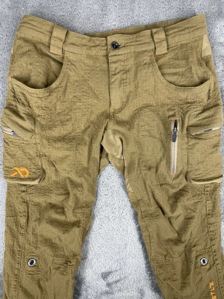 Pantalones First Lite Obsidian Para Hombre Medianos Lana Exterior Caza Carga Marrón Camping Foto 2 de 4