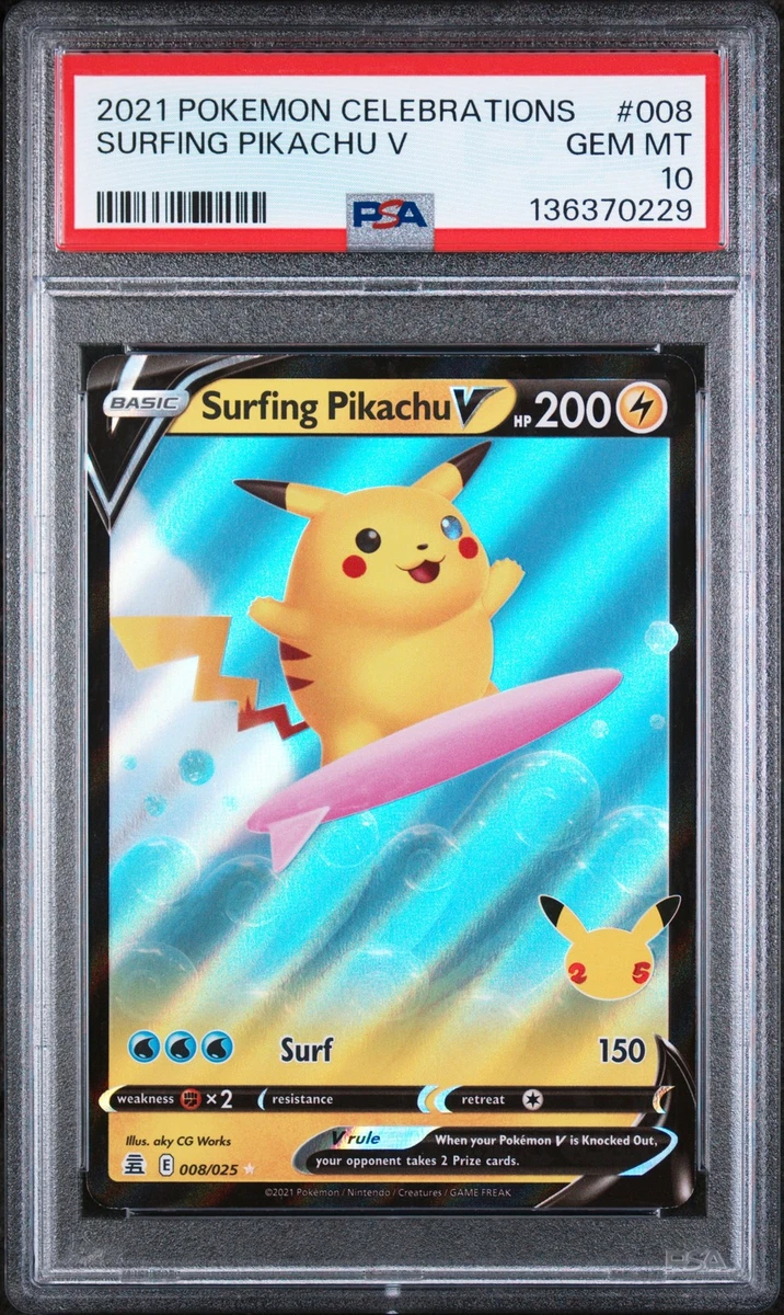 Pokémon TCG Ultra Rare Pikachu Grade 10 Individual Collectible