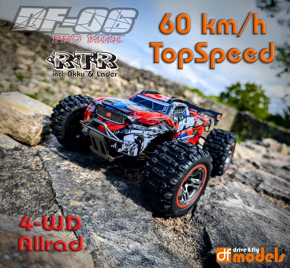 DF Models DF06 PRO Mini Brushless Truck No. 3132 B-Ware GEPRÜFT 100 % OK 60km/h - Bild 2 von 4