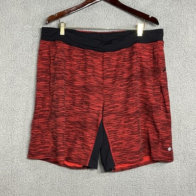 Lululemon Men's Assert Short 9'' XXL Red Black Cherry Tactic Static Lulu