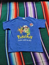 Vintage Pokemon Ash Ketchum Nintendo T-Shirt Size Youth XS