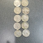 US Buffalo Nickels Lot of 10, Native American Buffalo Design #345