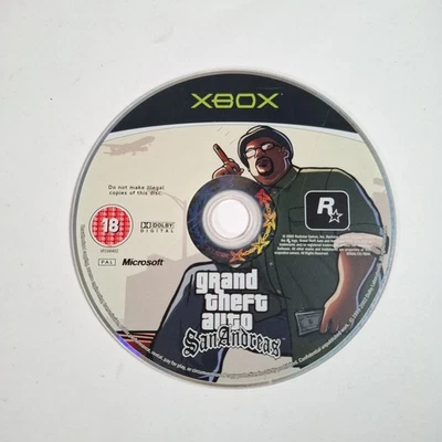 Grand Theft Auto San Andreas Original Xbox Video Game PAL DISC ONLY - Image 1 of 4