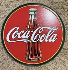 New Coca Cola Bottle Vintage Style Metal Keg Sign Man Cave Bar Decor 12 Inches