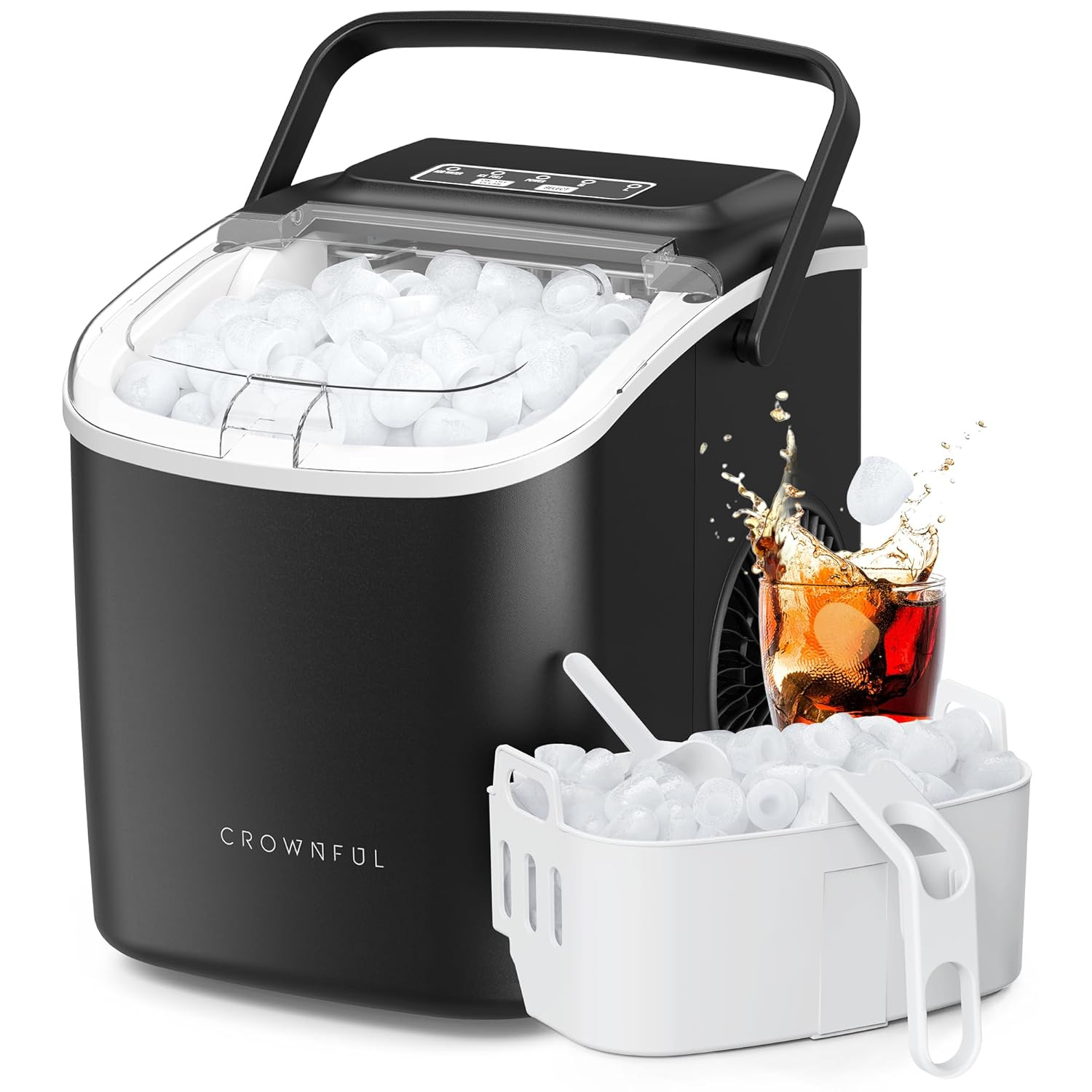 Macchina del Ghiaccio 120W Autopulente - Cubetti a Proiettile in 6m