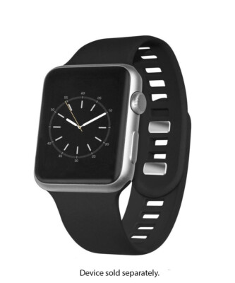 Sportarmband WESC03801 Uhrenarmband Für Apple Watch 38mm, Schwarz