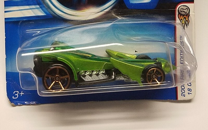 Hot Wheels Preying Menace 2006 - Édition Limitée Faster Than Ever - Vert Avec Jantes Dorées - Neuf