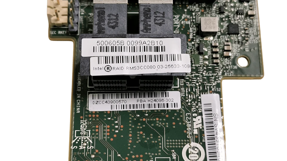 Módulo RAID PBA H24096-302 Intel RMS3CC080 8 puertos 12 GB Foto 4 de 4