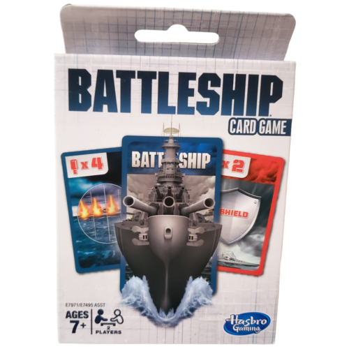 Battleship Gra karciana Hasbro Naval Combat Wiek 7+ Szybka zabawa Rodzina 2 graczy Prezent - Zdjęcie 1 z 7