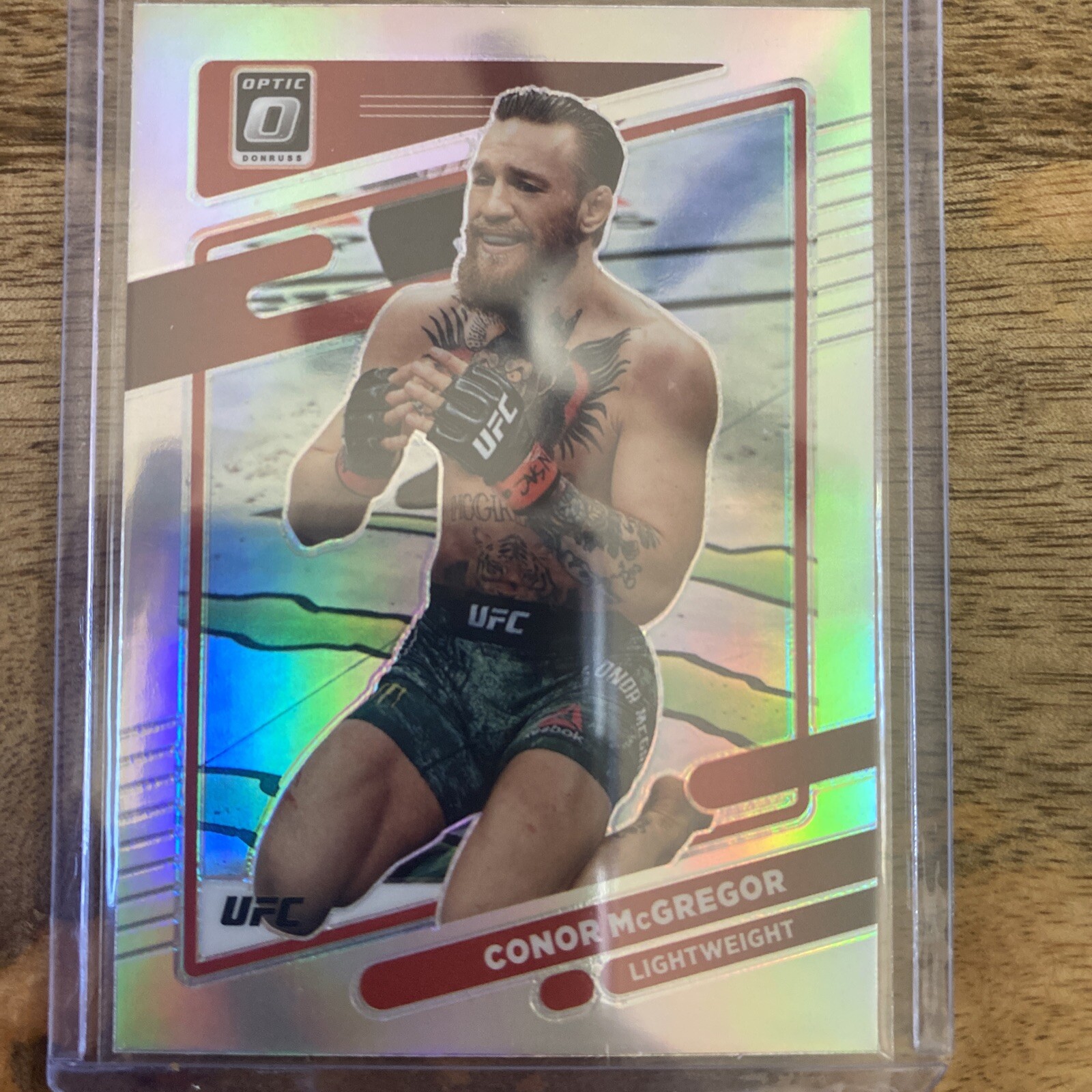 2022 Panini Donruss Optic UFC Silver Refractor Prizm #75 Conor McGregor