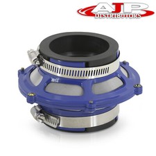 2.5 Inches 63mm Cold Air Intake Engine Bypass Valve Filter Mount Kit Blue