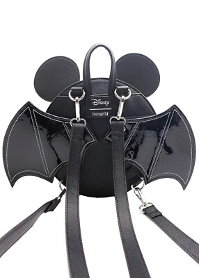 Mickey Vampire Bat Convertible Loungefly Disney Crossbody  display picture 3