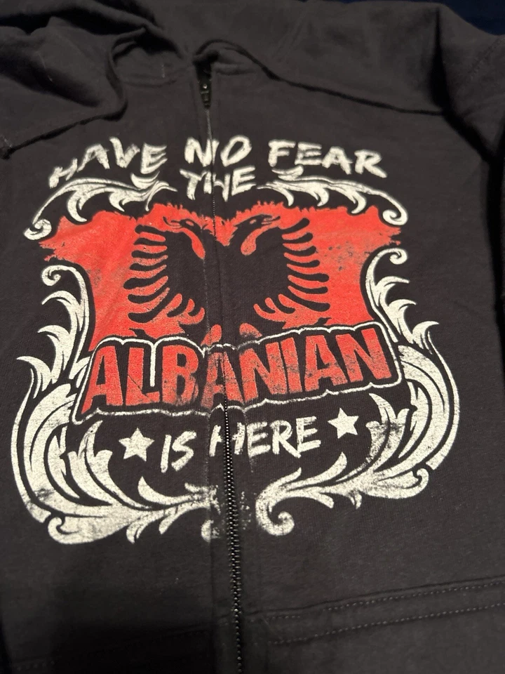 Jaqueta masculina vintage P&C com zíper GG preta manga comprida - Imagem 2 de 4